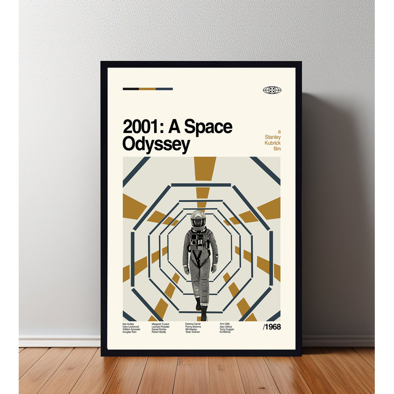 2001 A Space Movie Poster, 2001 A Space Print, Wall Art, Minimalist Movie, High Quality, Modern Art, Custom Poster.jpg