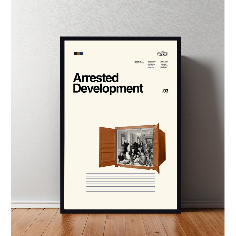 Arrested Movie Poster, Arrested Print, Modern Movie Poster, Wall Decor, Vintage Retro Print, Custom Poster, Home Decor, Wall.jpg