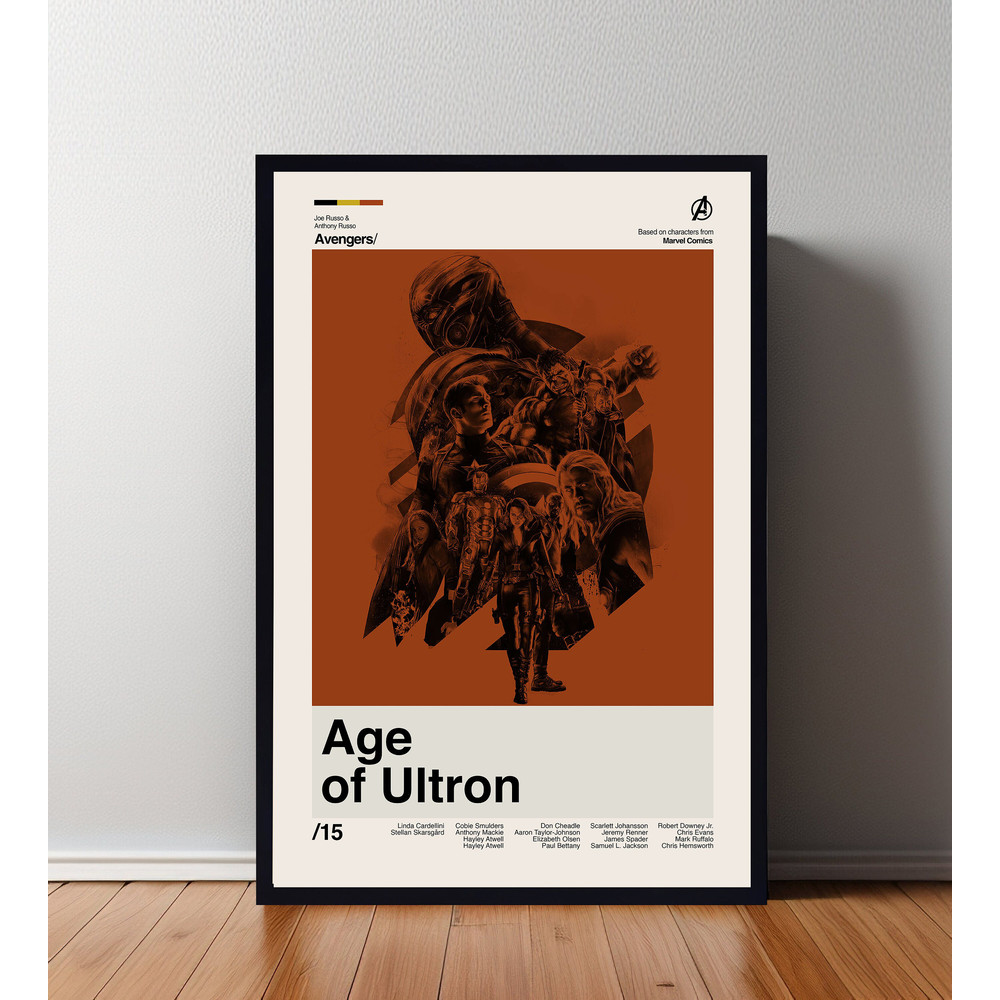 Avengers Poster, Avengers Print, Retro Movie Poster, Room Decor, Custom Poster, Wall Art Print, Home Decor, Minimalist Wall Art, Wall Art 1.jpg