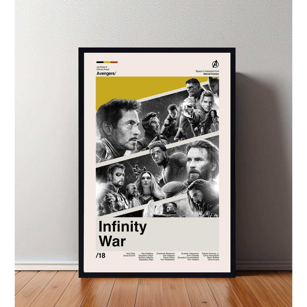Avengers Poster, Avengers Print, Retro Movie Poster, Room Decor, Custom Poster, Wall Art Print, Home Decor, Minimalist Wall Art, Wall Art.jpg