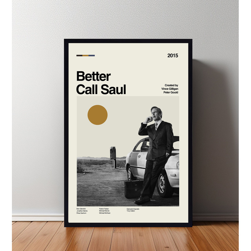 Better Call Saul Poster, Better Call Saul Print, Minimalist Movie, Vintage Retro, Abtract Poster, Aesthetic Poster, Vintage Art.jpg