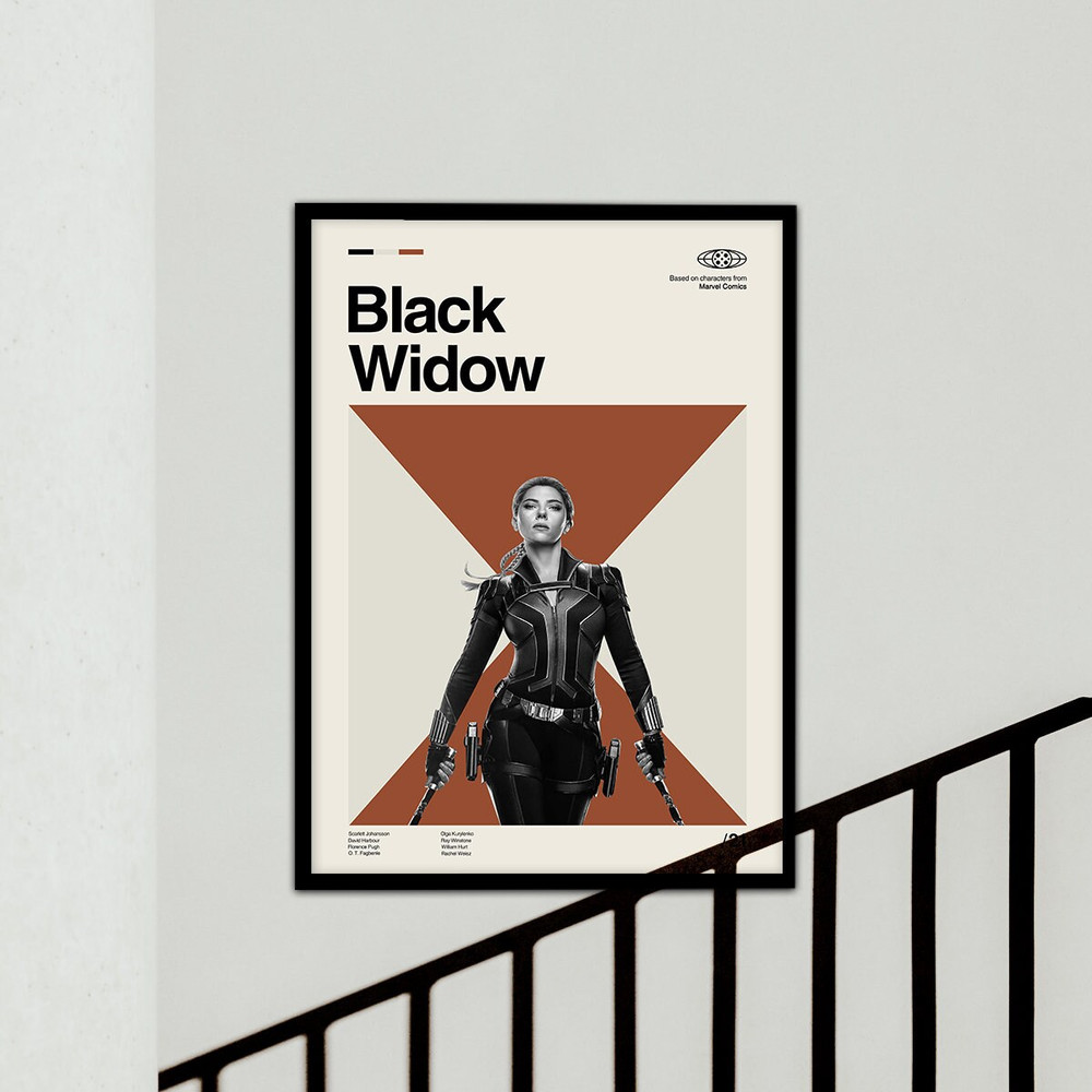 Black Widow Poster, Movie Poster, Black Widow Poster Print, Custom Poster, High Quality, Modern Vintage, Wall Art Printing 1.jpg