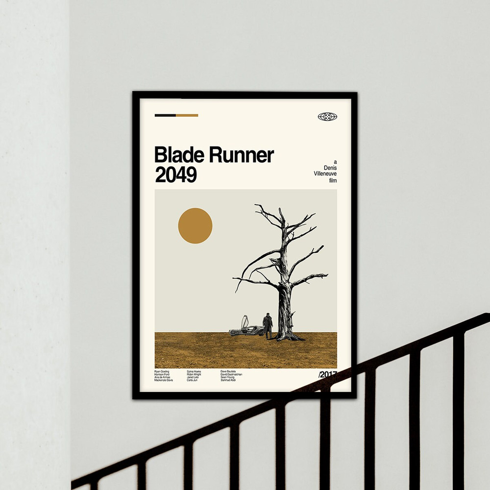 Blade Runner 2049 Poster, Movie Poster, Retro Modern Art, Minimalist Art, Midcentury Art, Vintage Poster, Wall Decor, Room Decoration 1.jpg