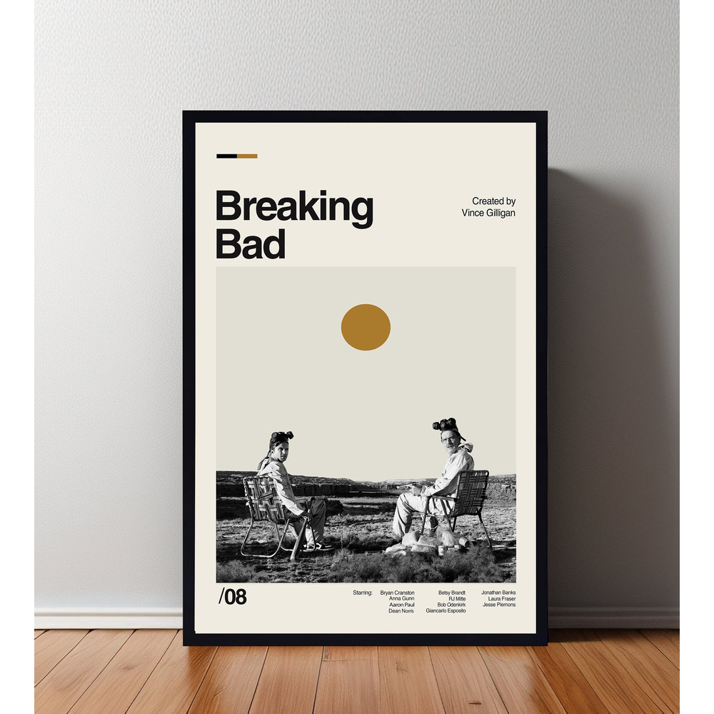 Breaking Bad Movie Poster, Breaking Bad Print, Wall Art, Minimalist Movie, High Quality, Modern Art, Custom Poster.jpg