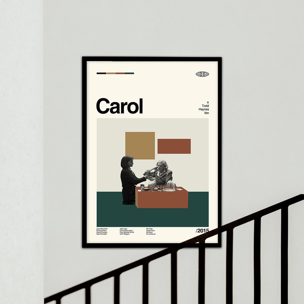 Carol Movie Poster, Todd Haynes, Minimalist Poster, Retro Poster, Vintage Inspired, Aesthetic Poster, Wall Decor, Custom Poster, Modern Art.jpg