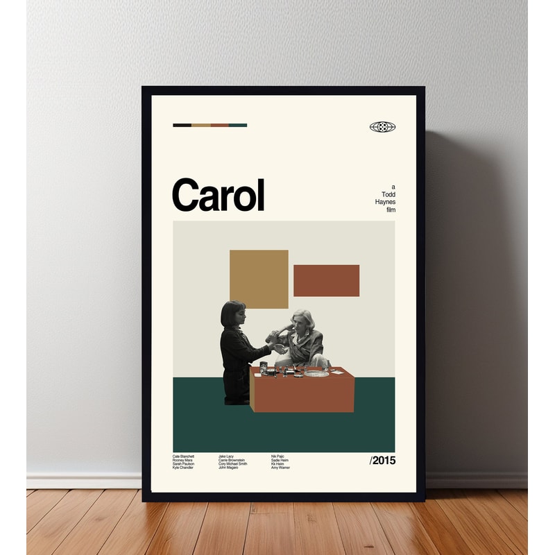 Carol Poster, Carol Print, Custom Poster, Vintage Inspired Poster, Vintage Poster, Minimalist Art, High Quality, Wall Art, Home Decor.jpg
