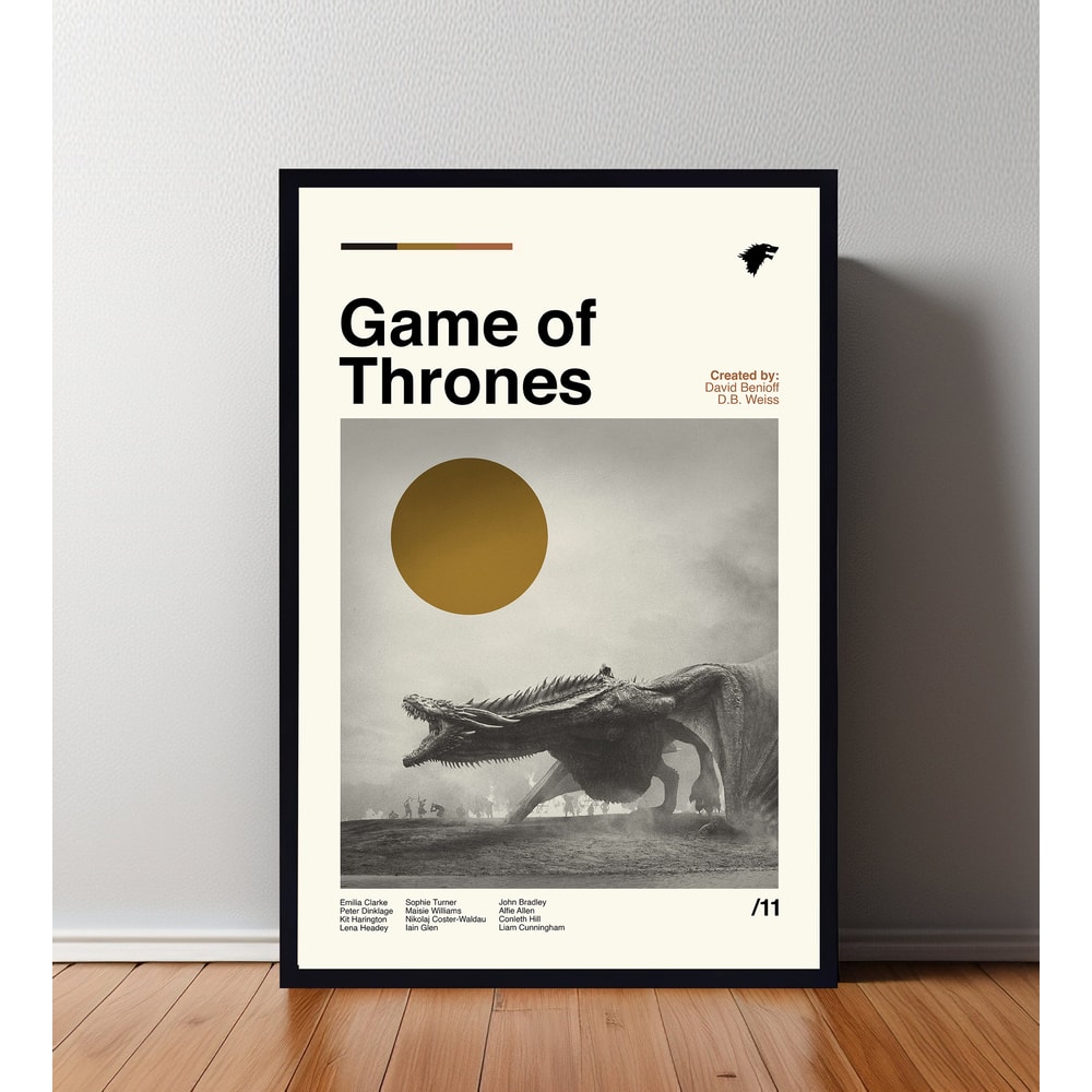 Game Of Thornes Poster, Game Of Thornes Print, Wall Art, Minimalist Movie, High Quality, Modern Art, Custom Poster, Home Art, Home Decor.jpg