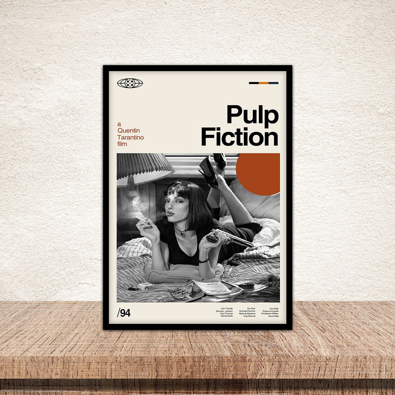 Pulp Fiction Poster, Art Print, Movie Print, Film Wall Art, Minimalist Art, Wall Art, Wall Decor, Poster Print, Custom Poster.jpg