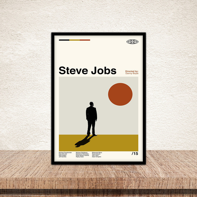 Steve Jobs Poster, Motivational Wall Art, Steve Jobs Print, Abtract Poster, Retro Movie Poster, Minimalist Art, Retro Modern, Vintage Poster.jpg