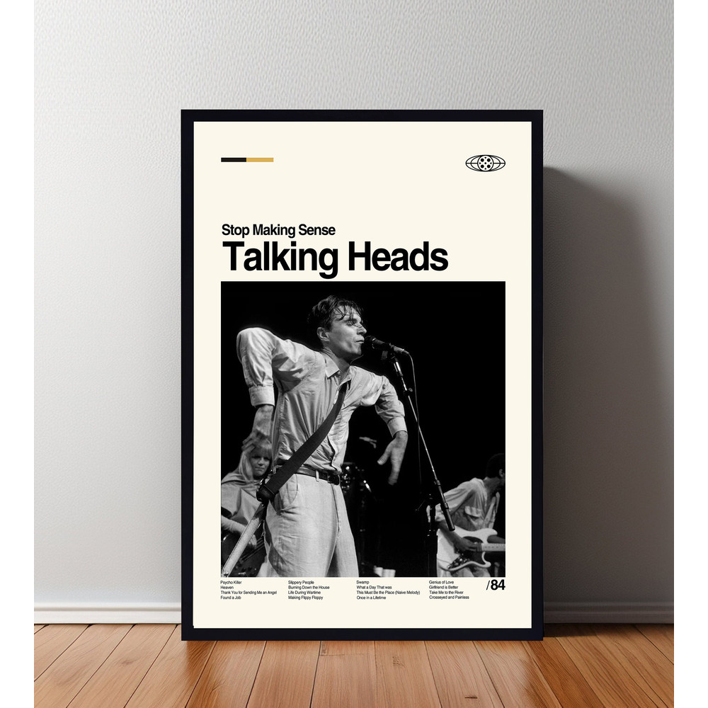 Talking Heads Poster, Talking Heads Print, Movie Poster, Minimalist Poster, Minimalist Wall Art, Home Decor, Custom Poster, Wall Art Print 2.jpg