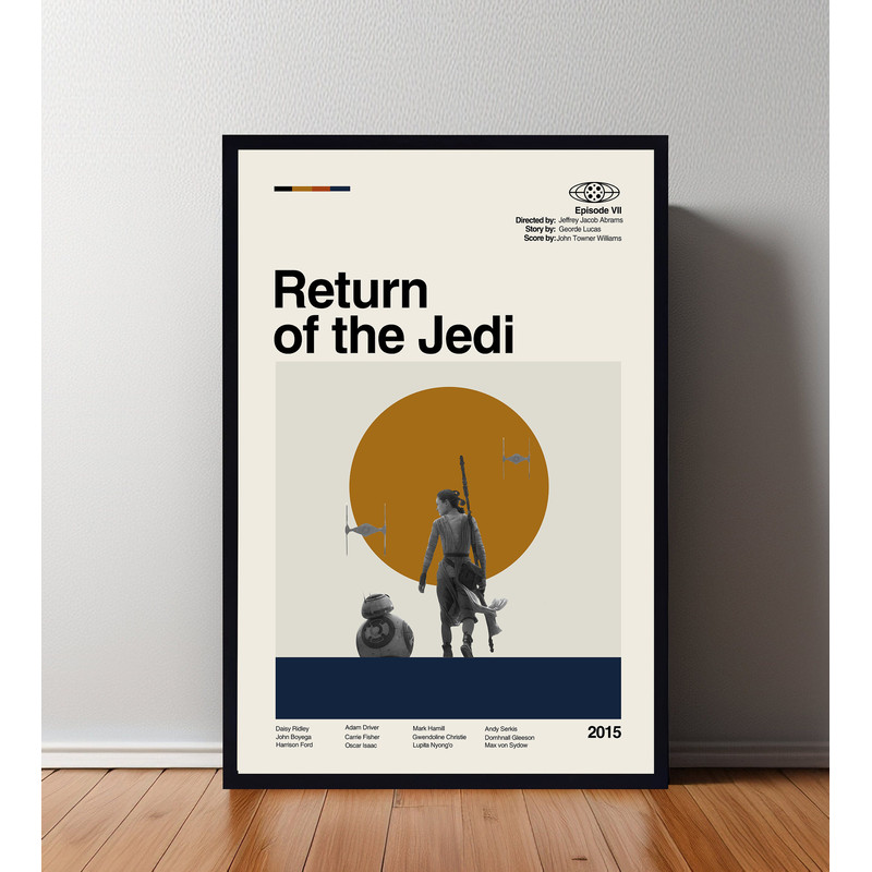 The Force Awakens Poster, The Force Awakens Print, Minimalist Movie, Vintage Retro, Abtract Poster, Aesthetic Poster, Vintage Art, Home Art.jpg