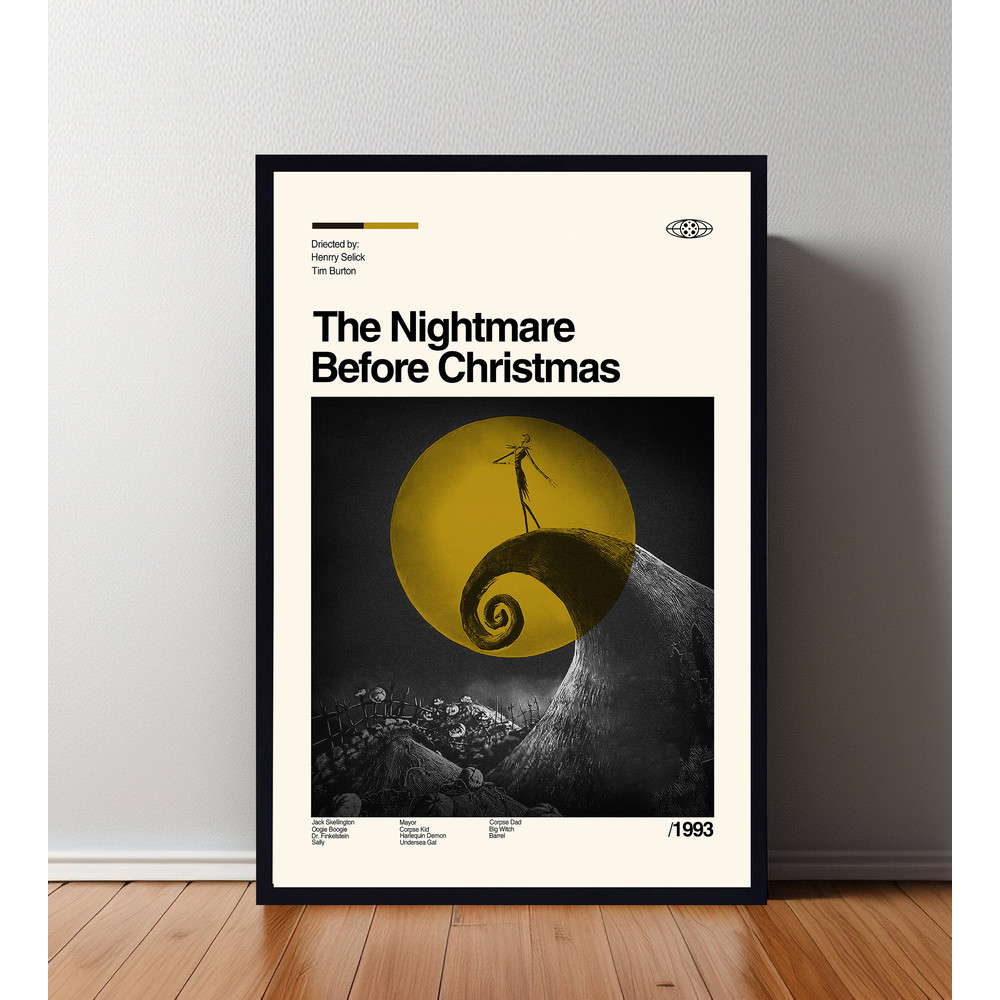 The Nightmare Movie Poster, The Nightmare Print, Modern Movie Poster, Wall Decor, Vintage Retro Print, Custom Poster, Home Decor, Wall Art.jpg
