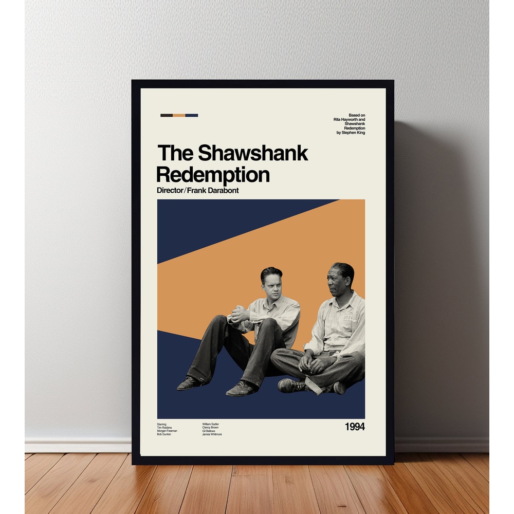 The Shawshank Poster, The Shawshank Print, Minimalist Movie, Vintage Retro, Abtract Poster, Aesthetic Poster, Vintage Art, High Quality.jpg
