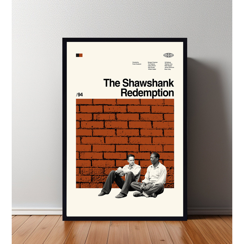 The Shawshank Poster, The Shawshank Print, Movie Poster, Minimalist Poster, Minimalist Wall Art, Home Decor, Custom Poster, Wall Art Print.jpg