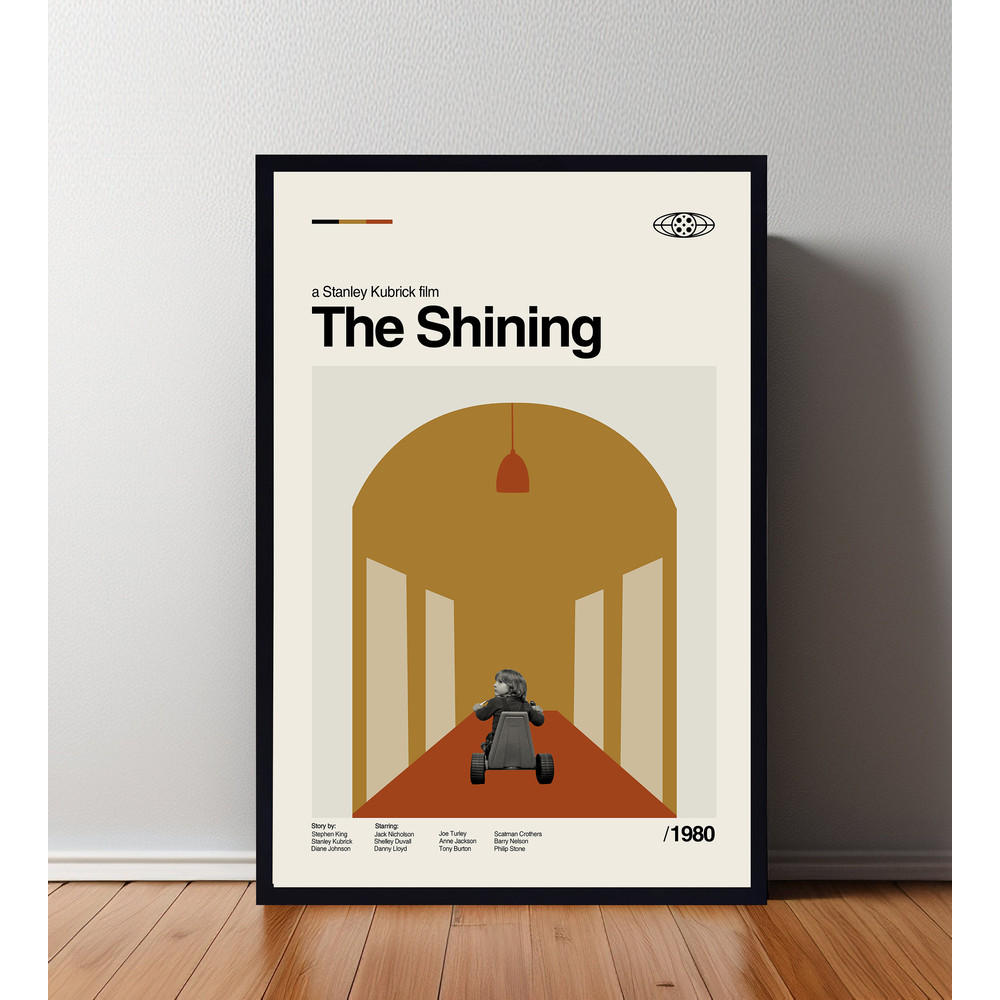 The Shining Movie Poster, The Shining Print, Minimalist Poster, Retro Modern, Vintage Poster, Midcentury Art, Wall Art 2.jpg