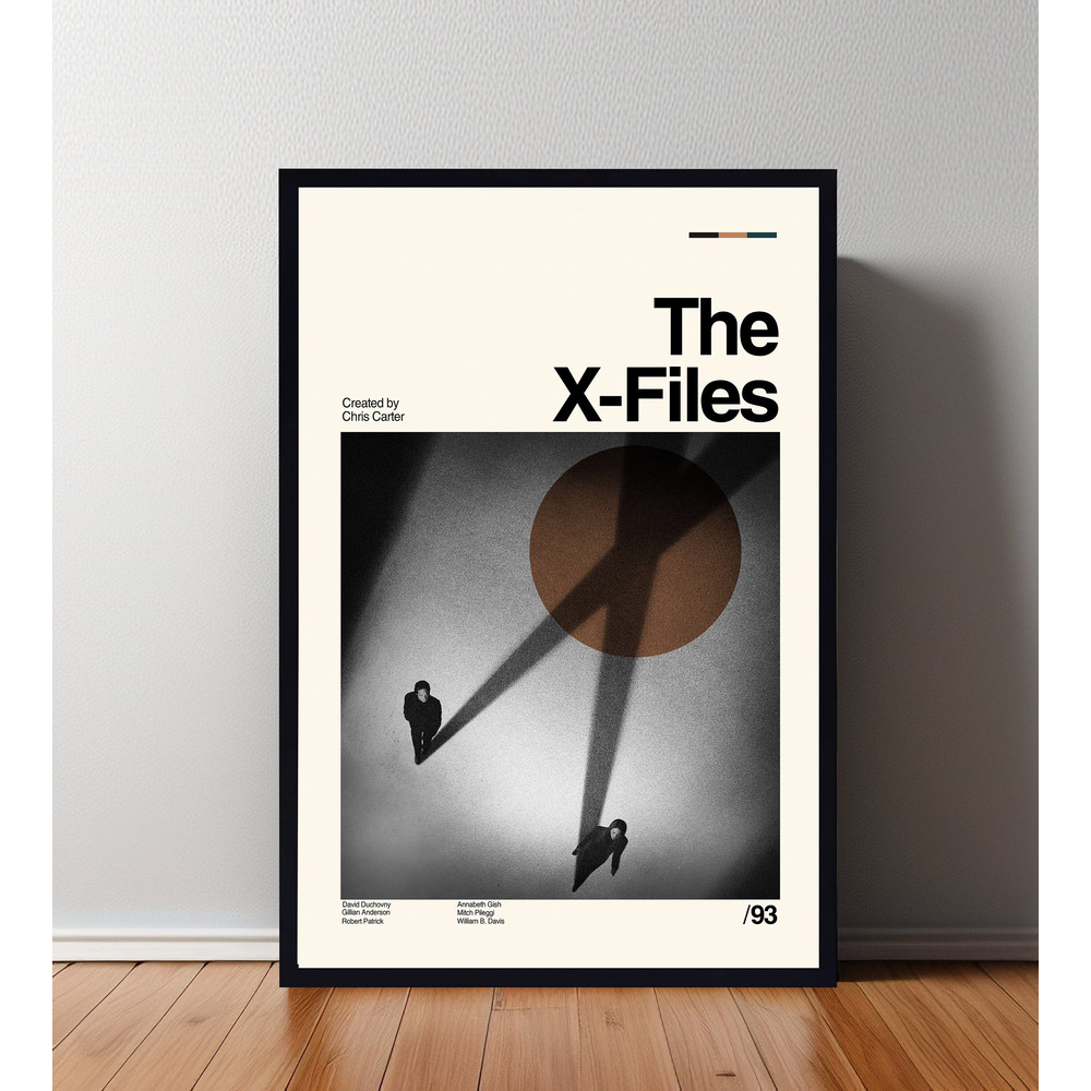 The XFile Movie Poster, The XFile Print, Wall Art, Minimalist Movie, High Quality, Modern Art, Custom Poster.jpg