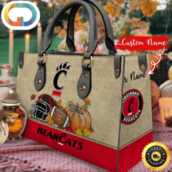 NCAA Cincinnati Bearcats Autumn Women Leather Bag