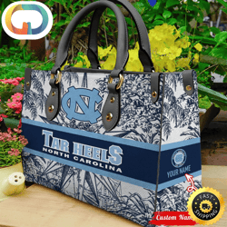 ncaa north carolina tar heels women leather handbag