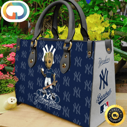 New York Yankees Groot Women Leather Hand Bag