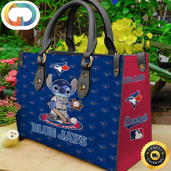 Toronto Blue Jays Stitch Women Leather Hand Bag.jpg