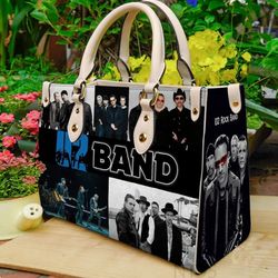 u2 women leather handbag, u2 lover's handbag, u2 women bag and purses,music handbag,women handbag,custom handbag