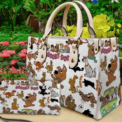 Scooby Doo Leather HandBag,Women Scooby Doo Handbag, Scooby Doo Bags Gift For Her,Handmade Bag,Custom Bag,Vintage Bags