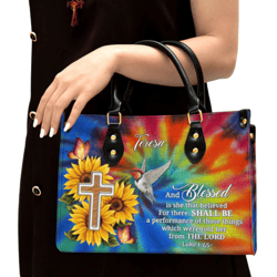 Personalized For There Shall Be A Performance Leather Handbag, Women Leather Handbag, Christian Gifts, Gift For Her
