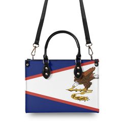 handbag american samoa luxury pu leather handbag