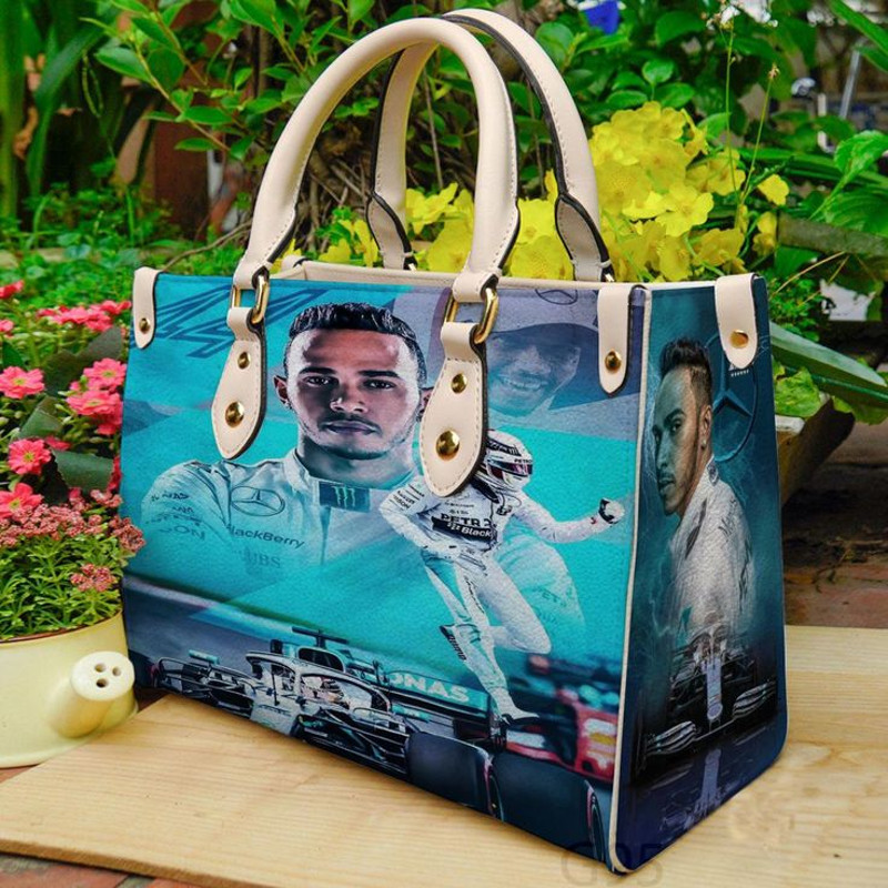 Sir lewis hamilton women leather hand bag.jpg