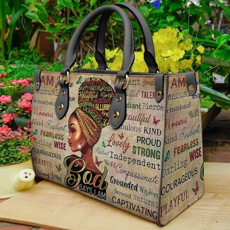 God say i am women 3d small handbags nicegift, leather bag ,handbag tote ,bag leather tote for women, purse gift, gift for mom.jpg