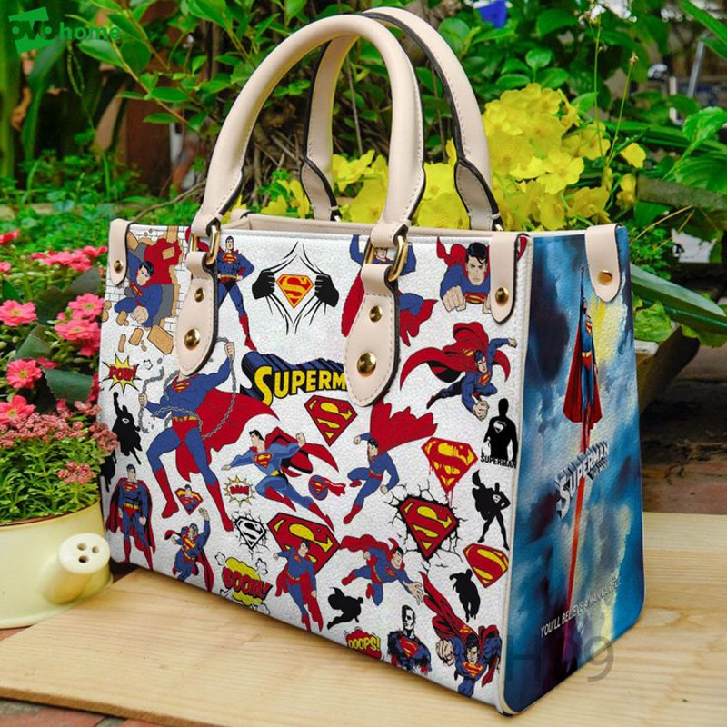 Superman leather bag Women Leather Hand Bag.jpg