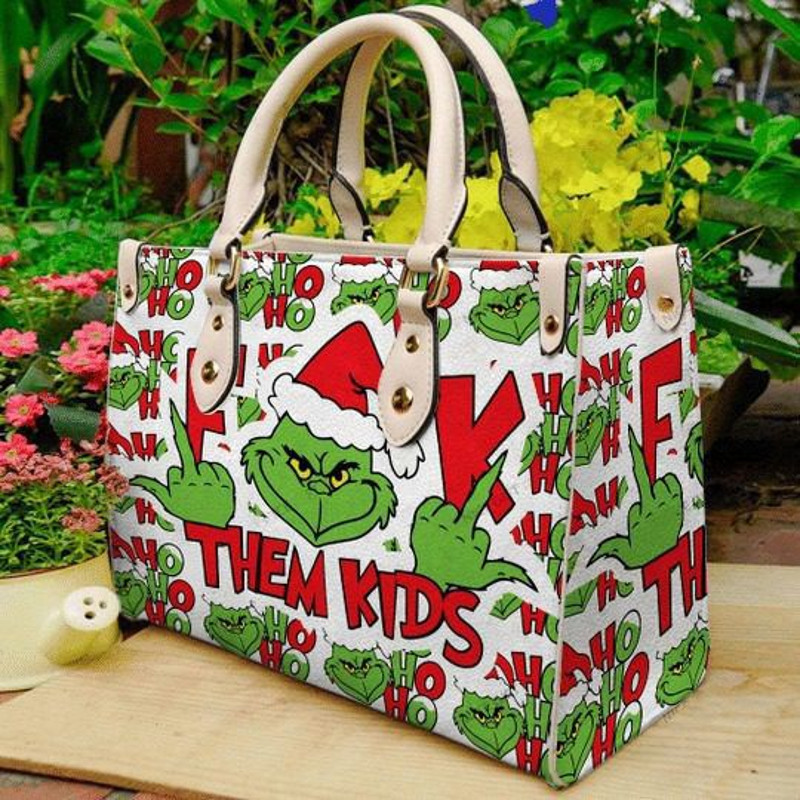 Grinch 8 Leather Handbag.jpg