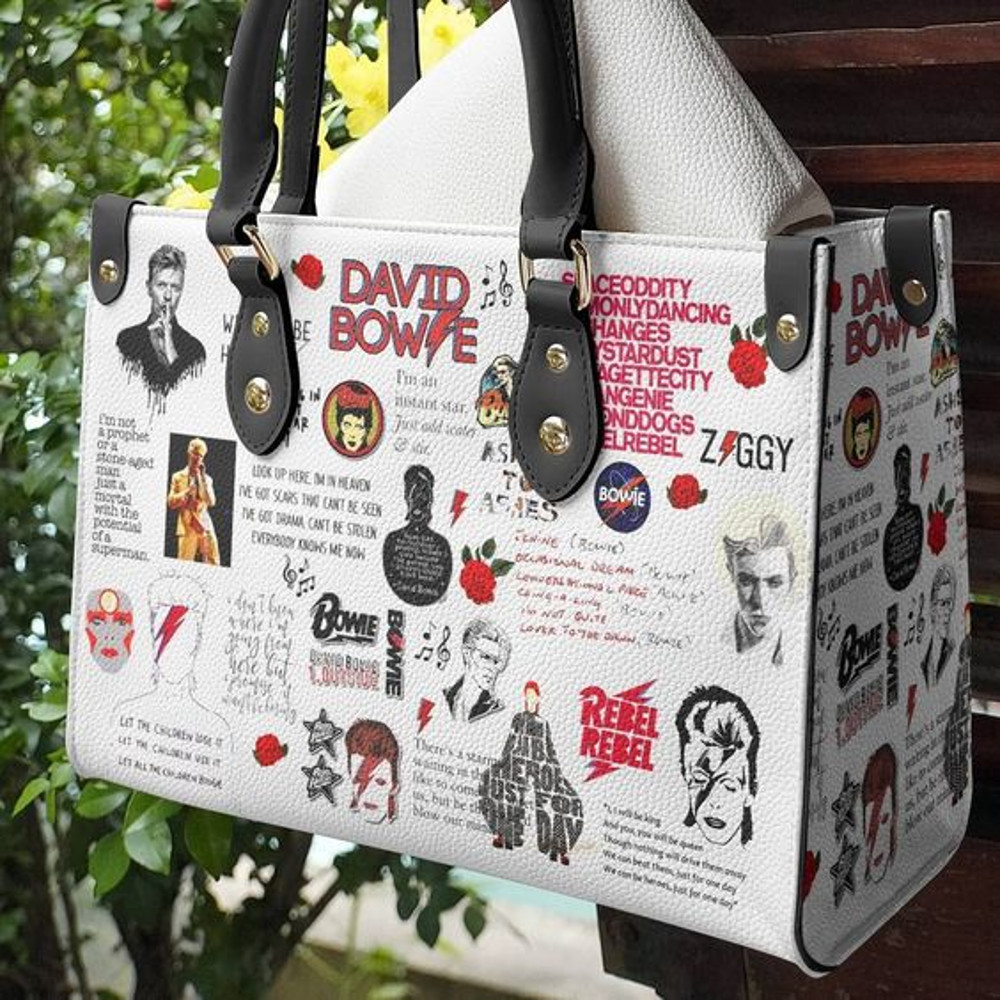 David Bowie Lover Women Leather Hand Bag.jpg