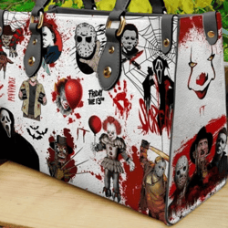 horror halloween handbag, horror leather bag, witch leather handbag, halloween leather bag, crossbody bag, holiday bag