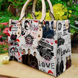 supernatural leather handbag,supernatural lover handbag,supernatural handbag,custom leather bag,woman handbag