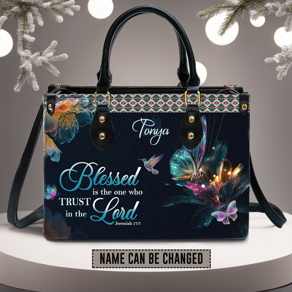 Christianart Designer Handbags, Blessed Is The One Who Trusts In The Lord Jeremiah 177, Personalized Gifts, Gifts for Women..jpg
