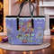 Christianart Designer Handbags, Let Your Faith Be Bigger Than Your Fear Leather Handbag Purple, Gifts for Women, Christmas Gift..jpg