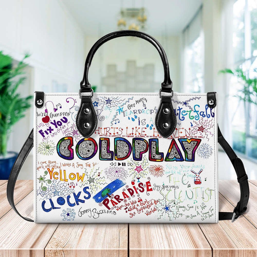 Coldplay Leather Handbag, Coldplay Handbag, Coldplay Leather Bag, Women Handbag, Crossbody Bag, Personalized Bag, Shoulder Handbag.jpg