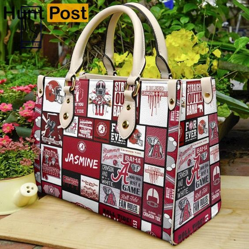 Alabama crimson tide leather handbag Women Leather Hand Bag.jpg