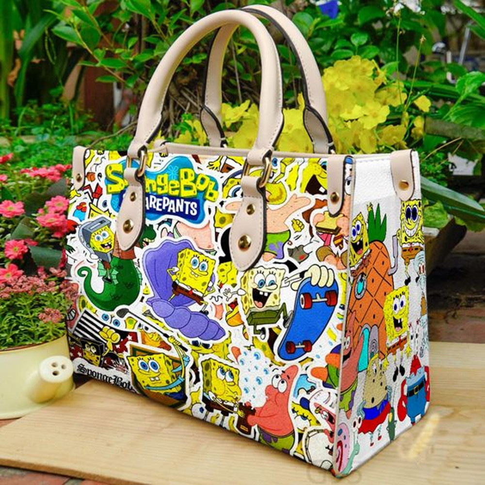 Spongebob squarepants 1 Women Leather Hand Bag.jpg