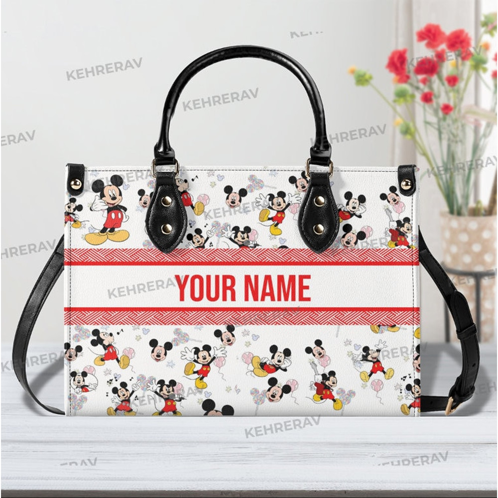 Mickey Leather bag Handbag, Mickey Women Bags Purses, Mickey Lover's Handbag, Custom Leather Bag,Woman Handbag, Handmade Bag,Vintage Bag.jpg