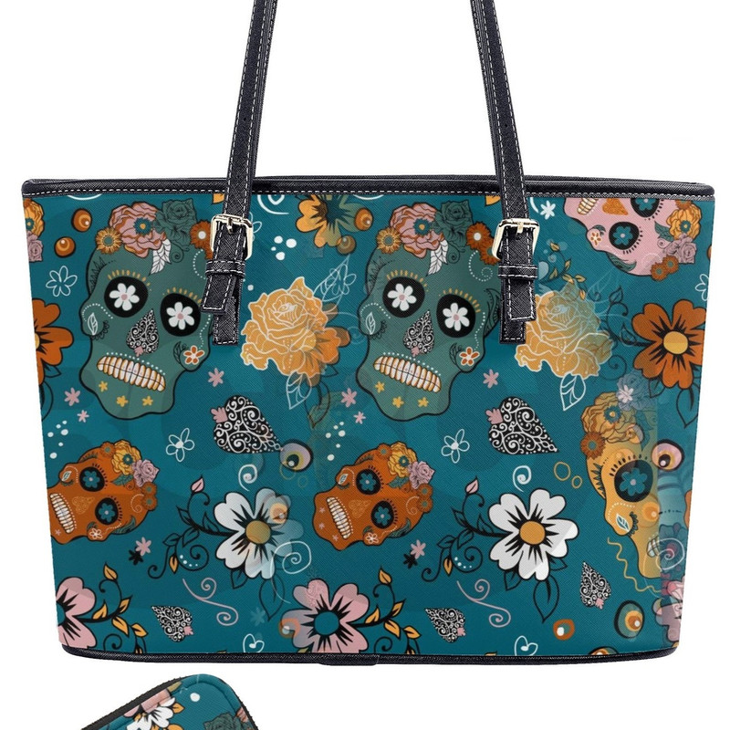 Mexican skull handbag, calaveras skull crossbody bag, calaveras skull tote bag, mexican skull wallet, candy skull crossbody bag, sugar skull.jpg