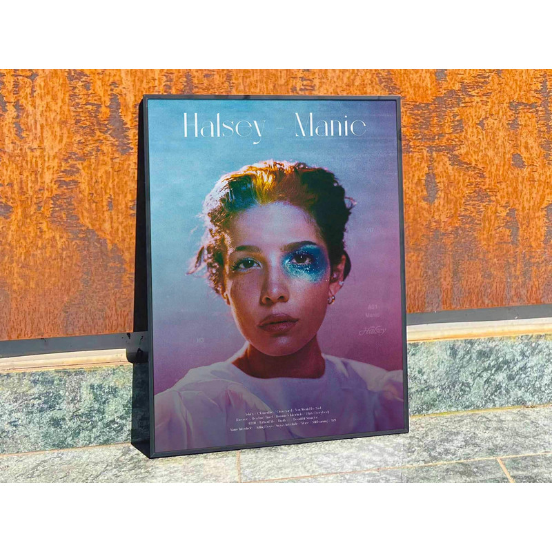 Halsey Manic Album Cover Poster #fac.jpg