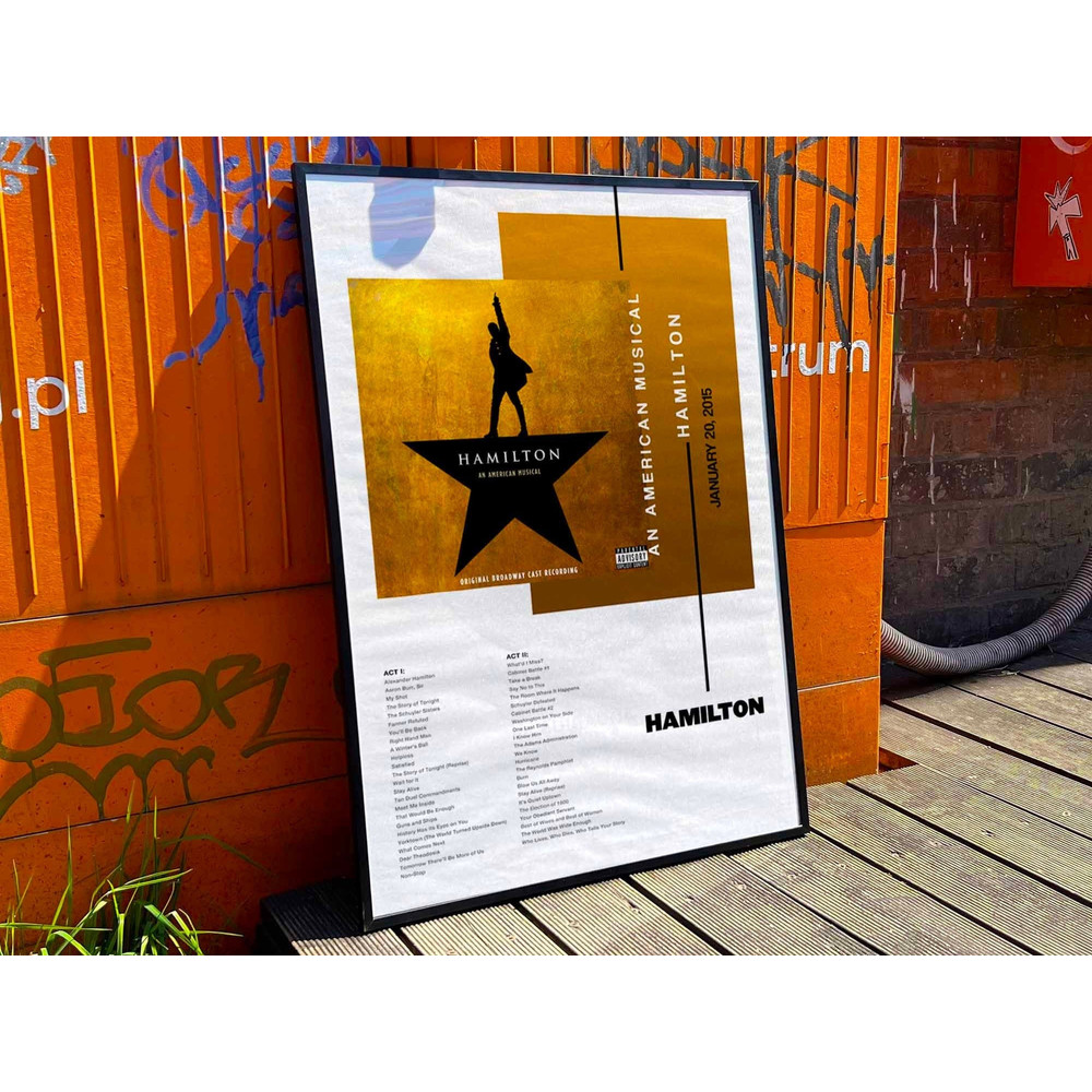 Hamilton An American Musical Album Cover Poster #3.jpg