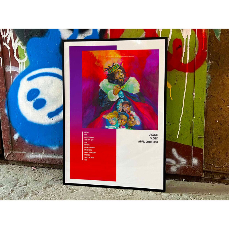 J Cole kod Album Cover Poster #1.jpg