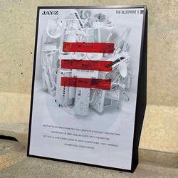 jay-z the blueprint 3 album cover poster fac