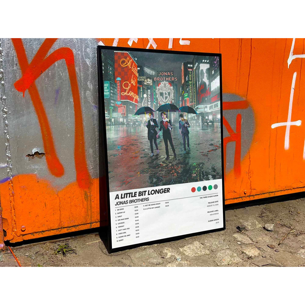 Jonas Brothers A Little Bit Longer Album Cover Poster #6.jpg