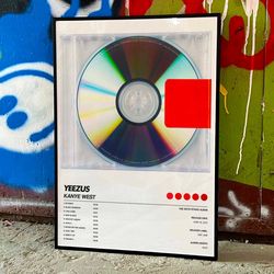 kanye west yeezus album cover poster