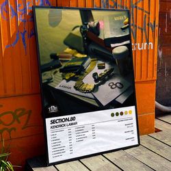 kendrick lamar section80 album cover poster, tracklist poster 6