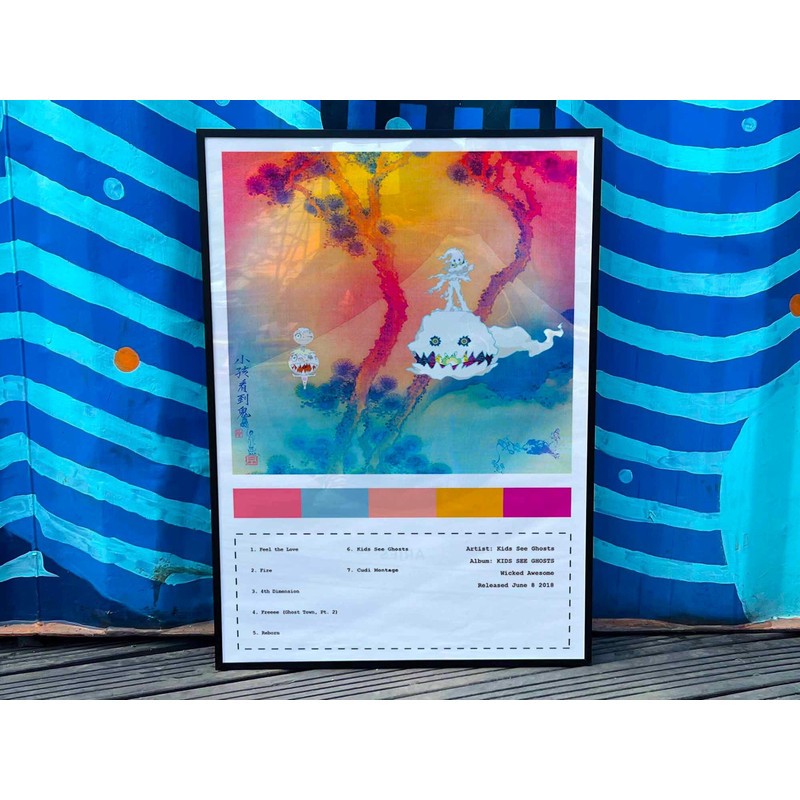 Kids See Ghosts Kids See Ghosts Album Cover Poster #4.jpg